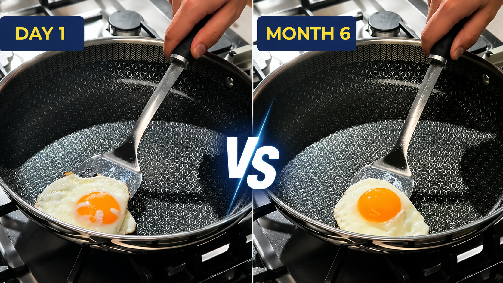 DAY 1 VS MONTH 6